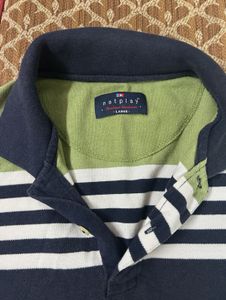 Striped Polo T-Shirt