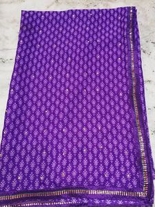 Georgette Sareeee   Small Sized Stiched Blouse