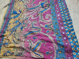 Arri Tari work multi colour saree🫠