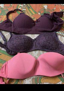 Pack Of 5 Bra + One Swin Wear And 2 Babydoll