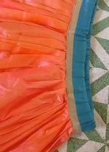 Orange Lehenga Choli Set