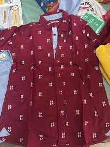Maroon Printed Shirt