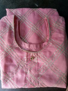Beautiful Pink Colour Kurti