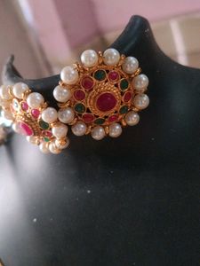 Elegant Pearl Necklace &amp; Earring Set