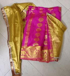 Girl Baby Stitched Saree