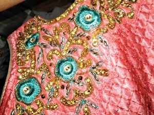 Elegant Pink Ethnic Gown