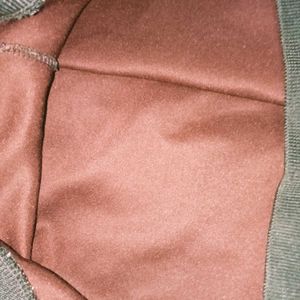 Brown Suede Crewneck