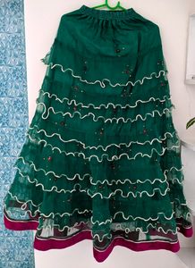 Party Wear Skirt and Dupatta