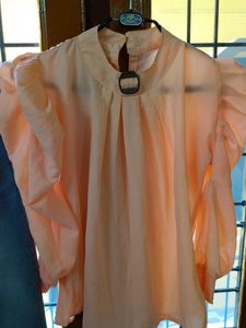 COMBO- SkinnyJeans And Puffed Sleeves Top ForWomen