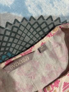 Branded Pink &amp; White Printed Kurti