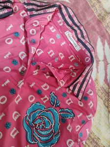 Pink Patterned Top