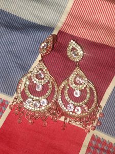Rhinestone Necklace &amp; Earring Set