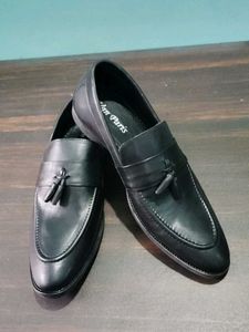 Black Tassel Loafers