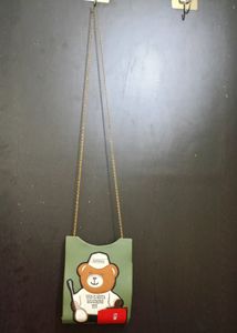 Olive Colour Slingbag  Cute Taddy Bna H