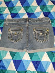 denim shorts