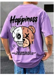 Lilac Happiness Bear Graphic Tee Pack Of 1