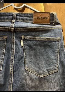 Distressed Flare Leg Jeans By Freakins