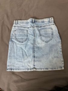 Denim Mini Skirt