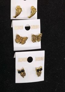 Stud Earring Set - Combo of 3