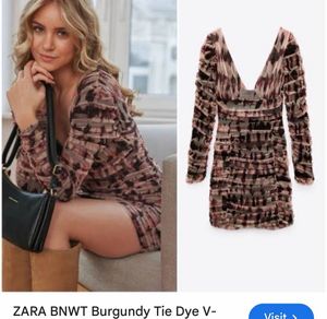 Zara Tie Dye Mini Dress