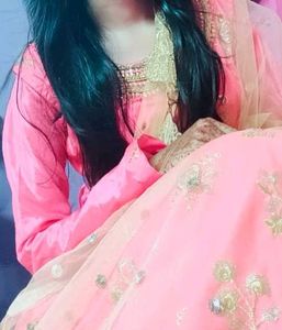 Pink Embroidered Kurti
