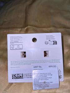 H&amp;M New Rose Gold Chunky Hoop Earrings