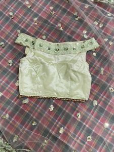 Mint Green Festive Lehanga Choli