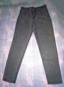 Dark Grey Denim Jeans