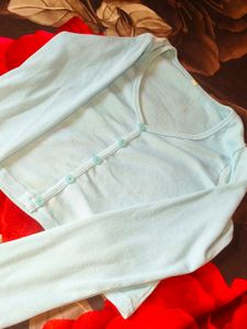 Cute Light Blue Cardigan