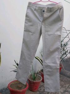 Cream Color Casuals/Pants Men's