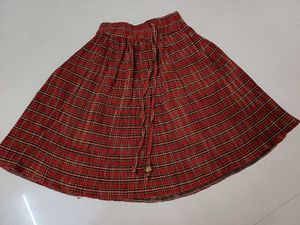 Maroon Skirt