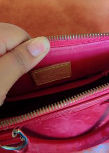 Louis Vuitton  Red Alma BB Handbag