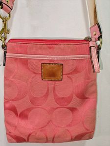 Pink Coach Sling