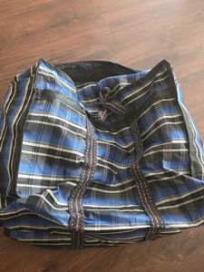 Plaid Gym &amp; Travel Bag