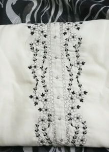 New/Unused Rayon Kurta Pant With Organza Dupatta