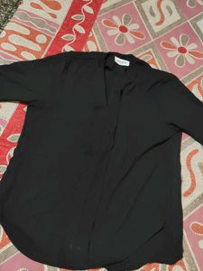 Elegant Black Tunic Top