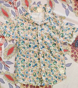 H&M Floral Button-Down Shirt Never Used
