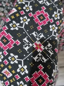 Anouk Printed BLACK kurta For Women