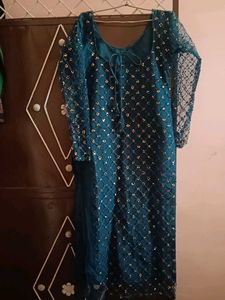 Emerald Green Embellished Dress