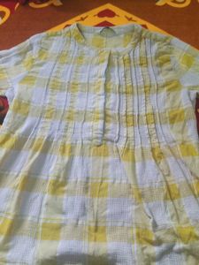 Pastel Plaid Long Sleeve Top