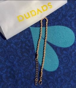 Gold Rope Chain Bracelet