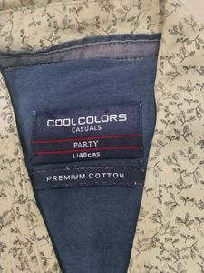 Cool Colors Floral Shirt