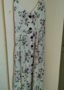 White Floral Dress