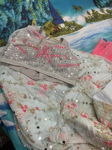 Heavy Mirror Work Lehnga