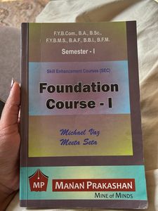 Foundation Course - I FYBcom