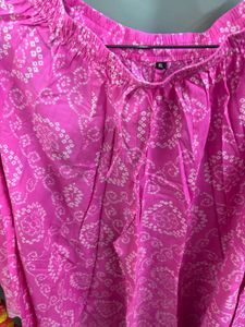 Pink Printed Palazzo Pants