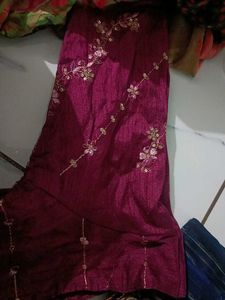 Purple Saree