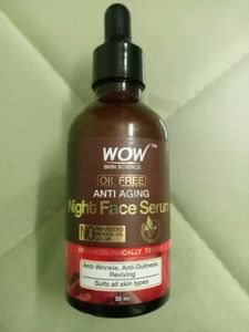 WOW Skin Science Anti Aging Night Face Serum