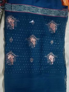 Elegant Blue Saree