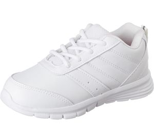 Bata Fine leather Pure White Hunter Sport Shoes.